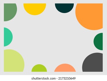 Colorful Bubble Background Vector Art