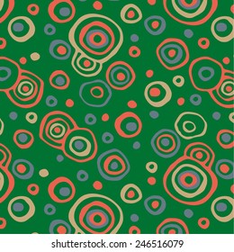 Colorful bubbles pattern background.