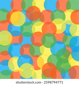 Colorful bubbles vector for background
