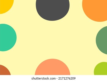 Colorful Buble Background Vector Art