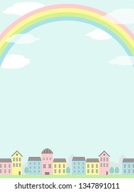colorful buildings in city