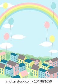colorful buildings in city