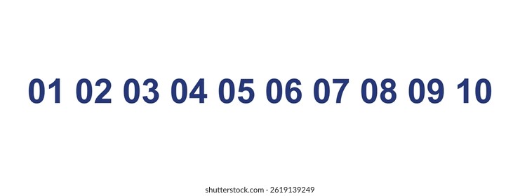 colorful bullet points number set from zero to nine. circles and numbers. colorful number digit vector icon with white background. Numbers symbols. Flat icons . Set of 1-9 numbers. EPS 10