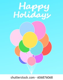 Colorful Bunch of Balloons