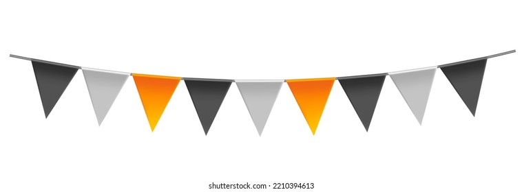 Colorful Bunting templates for festival decorations.