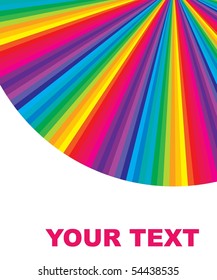 Colorful burst background