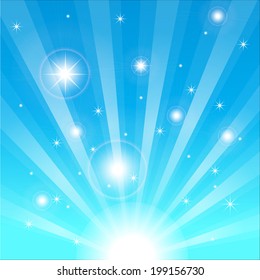 colorful burst background vector 