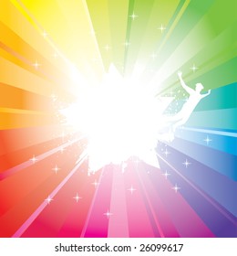 Colorful Burst Explosion