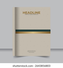 Layout colorido de relatório anual de negócios para impressão e digital, capa de livro de resumo de negócios editável com cores arrojadas
