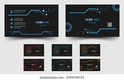 Colorful Business Card Design Templates