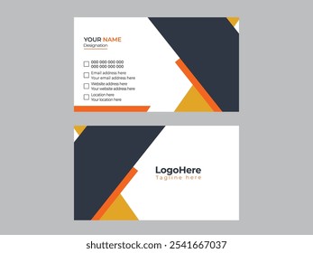 Colorful Business card design templet 