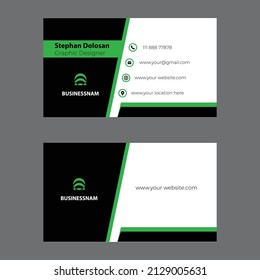 Colorful business card mock up Free Eps