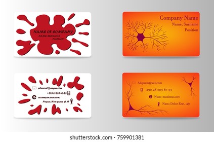 colorful business card template