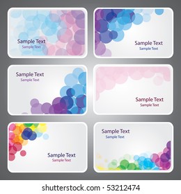 Colorful Business Card Vectors