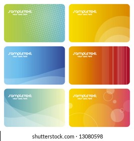 Colorful business cards
Artistic abstract background textures - trendy business  templates with copy space
Contemporary texture