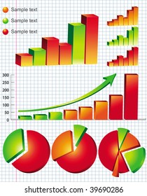 colorful business graphs