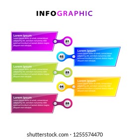 Colorful business infographic