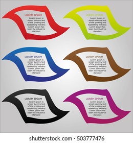 colorful business infographic