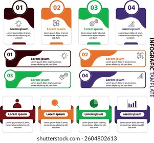 Colorful Business Infographic for Corporate Presentation