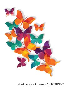 Colorful butterflies