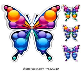 Colorful butterflies