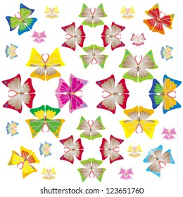 colorful butterflies (vector)