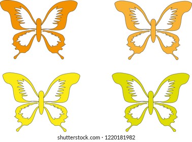 colorful butterfly design