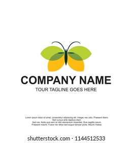 colorful butterfly logo