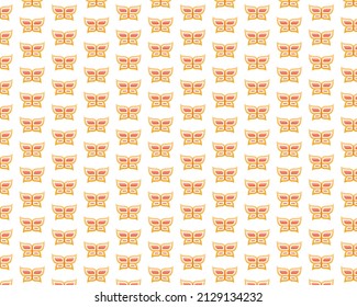 Colorful butterfly pattern design and illustration art