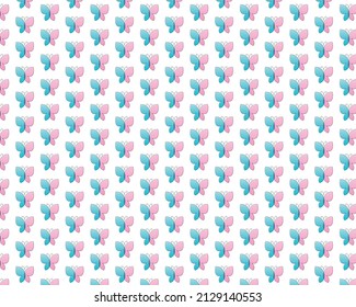 Farbige Schmetterlingsmuster, Design und Illustration