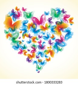 colorful butterfly pattern vector art design