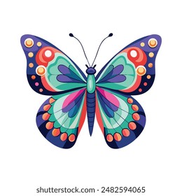 Colorful Butterfly Vector illustration Art