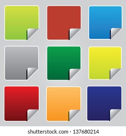 Colorful buttons