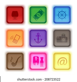 Colorful buttons