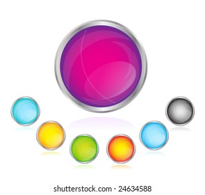 colorful buttons