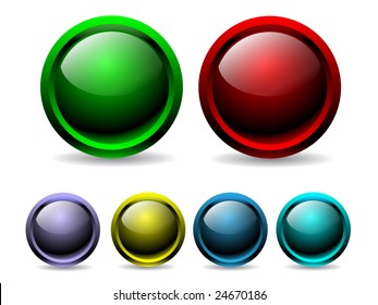 Colorful buttons