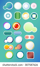 Colorful buttons