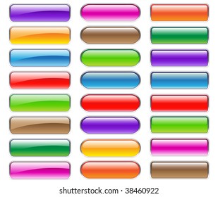 Colorful Buttons Your Website Stock Vector (Royalty Free) 38460922 ...