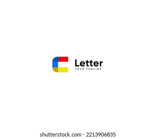 Colorful C Letter Logo Vector Template Abstract Monogram Symbol