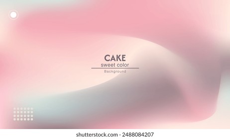 colorful cake abstract sweet combination background. Minimalist pastel color design.