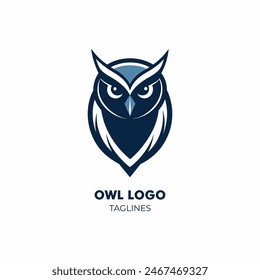 A Colorful Calm Owl Logo