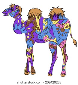 colorful camel