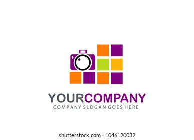 Colorful Camera Logo Design