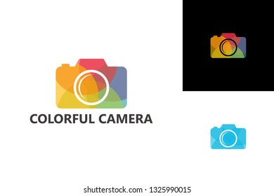 Colorful Camera Logo Template Design Vector, Emblem, Design Concept, Creative Symbol, Icon