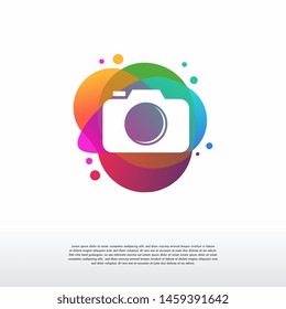 Colorful Camera logo vector, Photography logo designs template, design concept, logo, logotype element for template