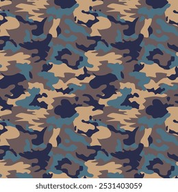 Colorful Camouflage pattern military clothing design