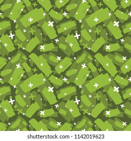 Colorful camouflage seamless pattern. Summer modern background. Military and tropical style