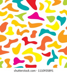 Colorful camouflage seamless pattern, vector illustration for wall art and backgrounds