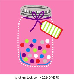 colorful candies are generally very liked by all ages