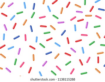 Colorful capsule pattern graphic